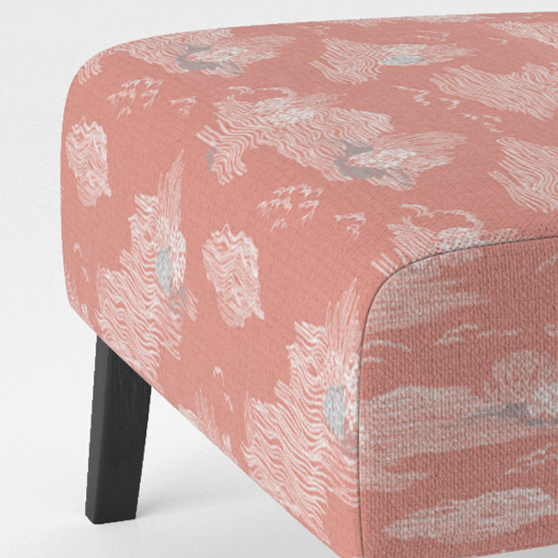 Fauteuil de chambre Abstract, Pantoufle sans accoudoirs