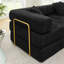 Canapé modulaire de 108 po avec méridienne en forme de L, canapé-lit désossé à assise profonde, canapés à compression en éponge sans assemblage, canapé-lit pliant moderne avec dossier amovible-1798845629