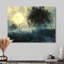 Hiver gris, arbre de lune blanc II - art mural fées-211773635-211773641