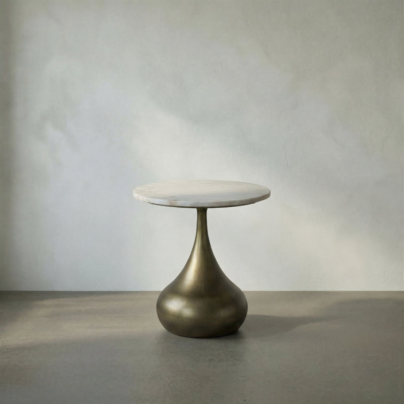 Mateo Marble Top End Table