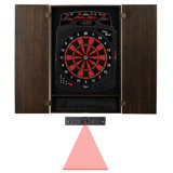 Metropolitan Electronic Dartboard and Cabinet Set with Darts