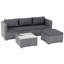 Kucharski Rattan 4 - Person Seating Group with Cushions, UKFR Certified-68314204
