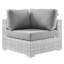 Chaise de coin d'extérieur Convene-328933236