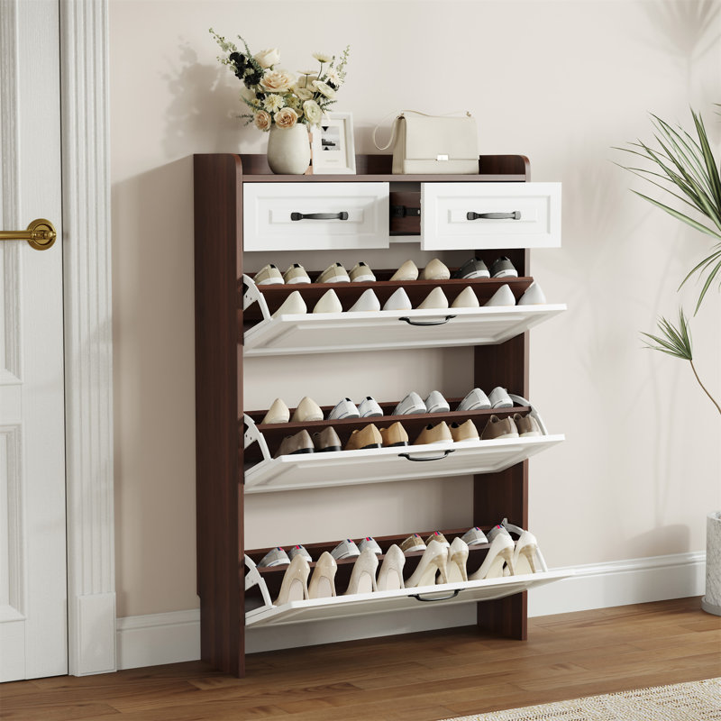 Armoire à chaussures 1250 couleur noyer