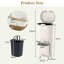 42L Kitchen Trash Can with 2 Detachable Buckets and Lid-129917645
