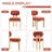Solid Wood Dining Chairs Set, Modern Farmhouse Fabric Upholstered Dining Room Chair Kitchen Chairs-399037890-374470603