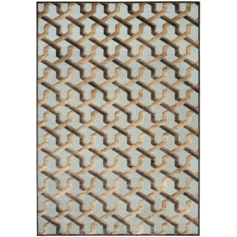 Johah Paradise Performance Geometric Rug, Rectangle 8' x 11'2"