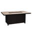 Elba Aluminum Outdoor Fire Pit Table-553030088-553030082-553550047