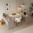 Jerymiah Modern Home Office Desk Extendable 2 Person Computer Desk Up To 144'' with 6 Storage Drawers-538638303