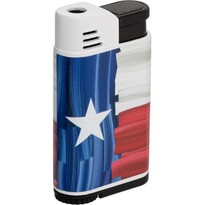 Palio Torcia Single Jet Flame Lighter, Texas Flag