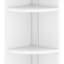 180.1 cm H x 29.7 cm W LED Corner Bookcase