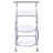 Chrome 3-Tier Serving Cart With Casters