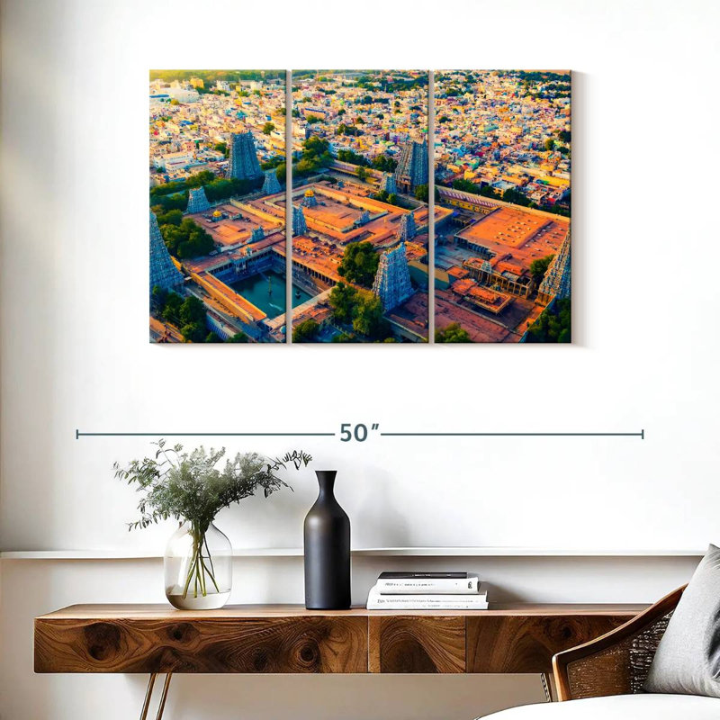 Adella Meenakshi Temple Complex, 24" H x 38" W