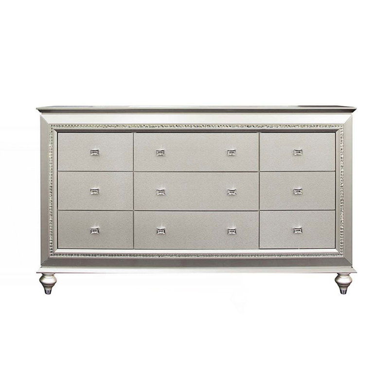 Commode 9 tiroirs Contemporary, Champagne