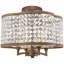 Lustre géométrique à 4 lumières DEL