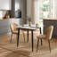 Fabric Upholstered Metal Side Chair-1976539989