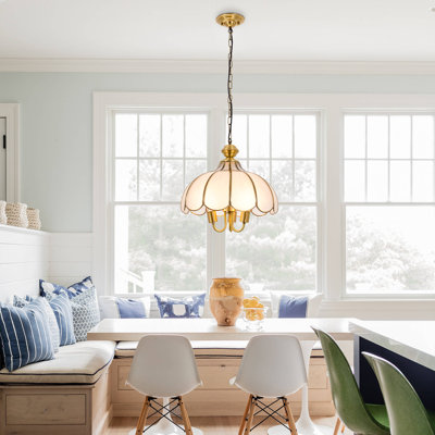 3-light Dimmable Unique/statement Chandelier