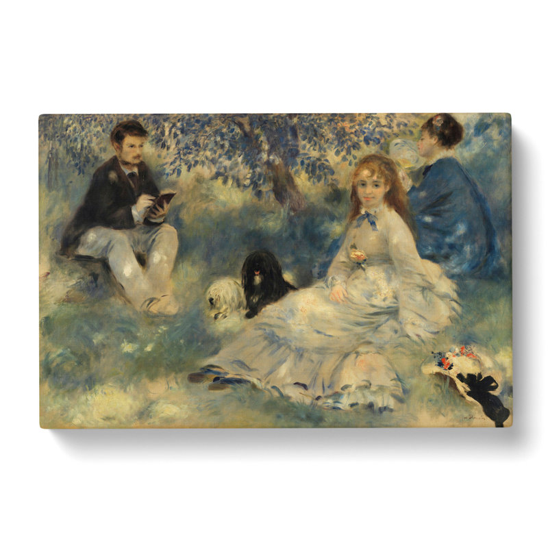 Henriot Family by Pierre-Auguste Renoir - Wrapped Canvas, 35cm H x 50cm W x 3cm D