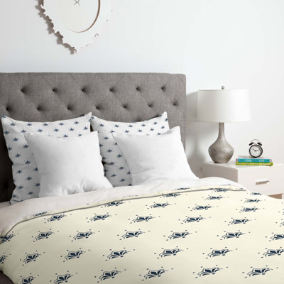 Social Proper Polyester Geometric Shapes Duvet Cover