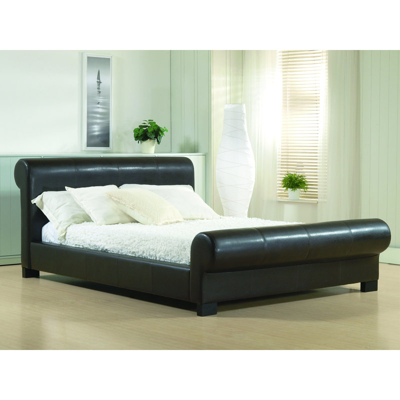 Upholstered Bed, Kingsize (5'), Brown