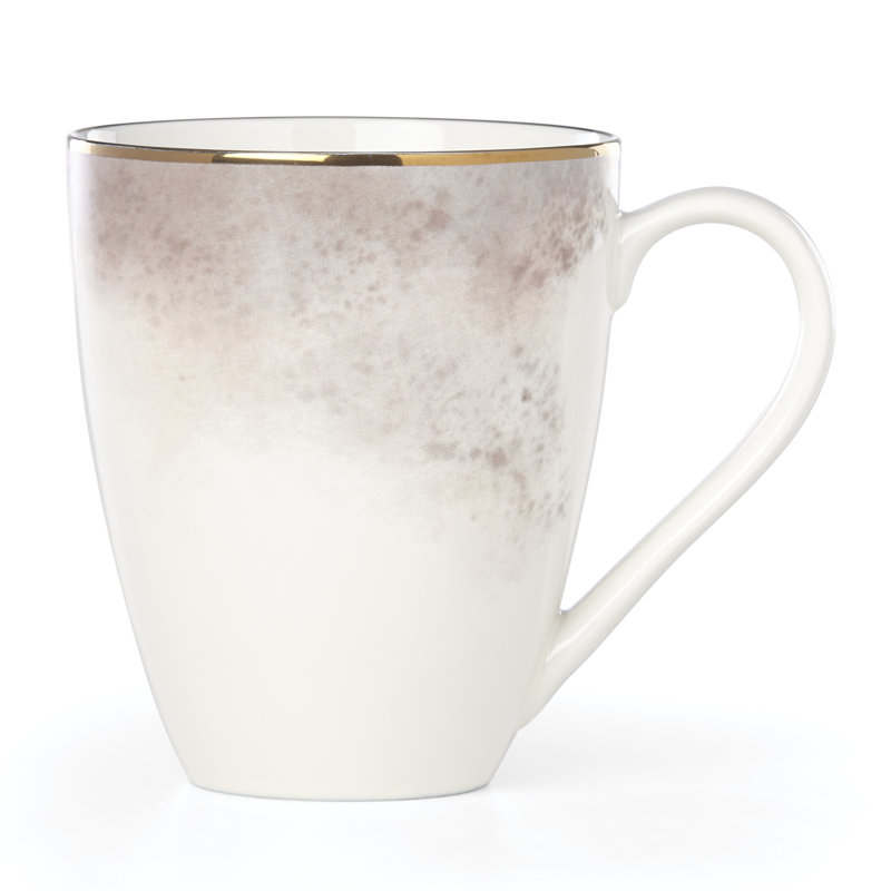 Lenox Trianna Mugs, Set of 4, Gray