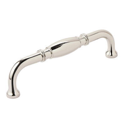 Granby 5-1/16 inch (128mm) Centre-to-Centre Polished Nickel Cabinet Pull - 10 Pack