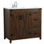 Ensemble de meuble-lavabo simple 36 po Slayton-207415371