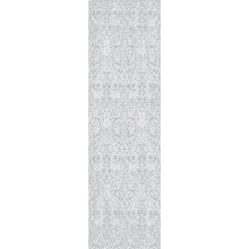 Canyon 15472-910 gris / crème, Tapis de couloir 2 pi 2 po x 7 pi 7 po