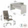Echo 2 L-Shaped Computer Desk Office Set