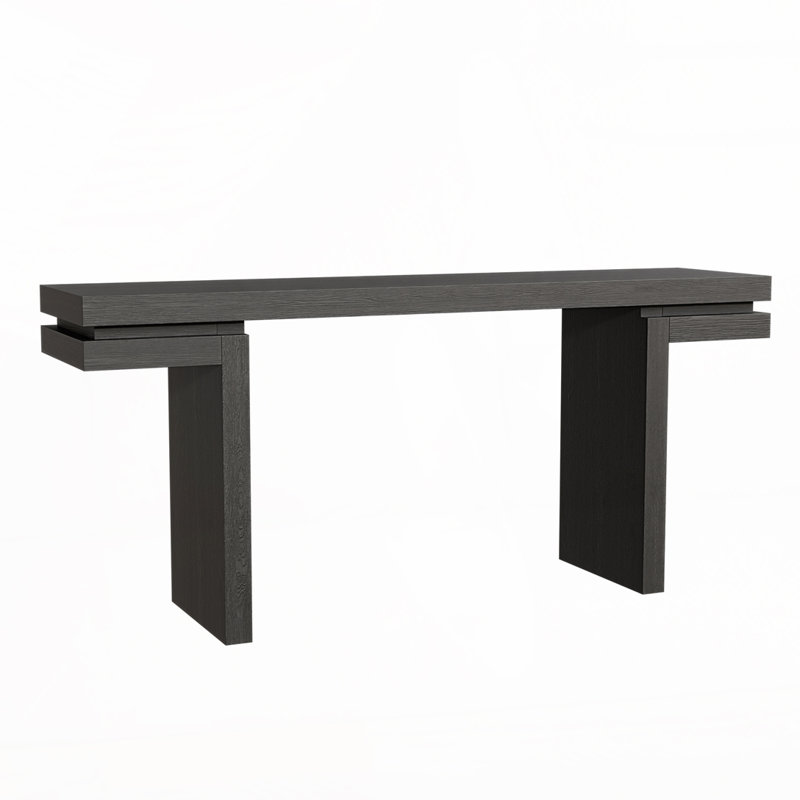 66" Extra Wide Console Table, Black