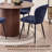 47” Round Dining Table for 4, Wood Farmhouse Kitchen Table For Living Room, Dinner, Chamfered Edge 1.2" Thickness Tabletop-1313369188