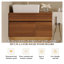 Meuble-lavabo flottant 31,5 po Mid-Century