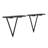 Clydean Floating Reversible Triangle Wall Shelves-1599410529