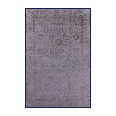 Tapis oriental gris / mauve Shawnta