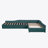 Upholstered Double Daybed with Trundle and Drawer-1430117701
