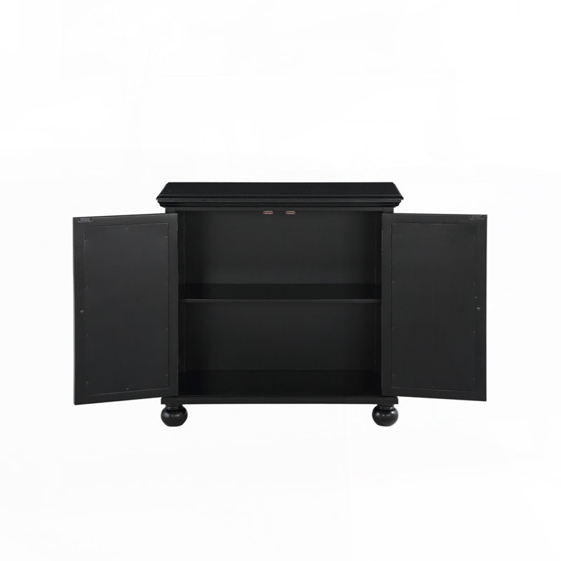 Armoire de rangement classique, Noir antique