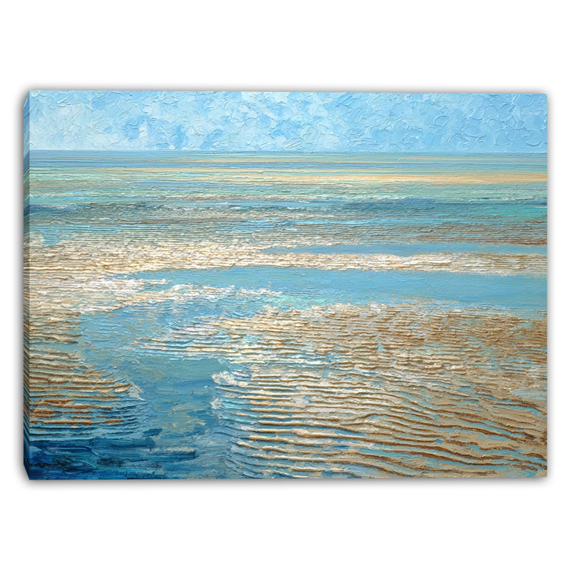 Art mural sur toile tendue Golden Tide