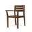 STAMFORD Dining Chairs Set Of 2,Acacia Wood Patio Armchair,For Backyard, Poolside, Garden,Dark Brown-1565539115