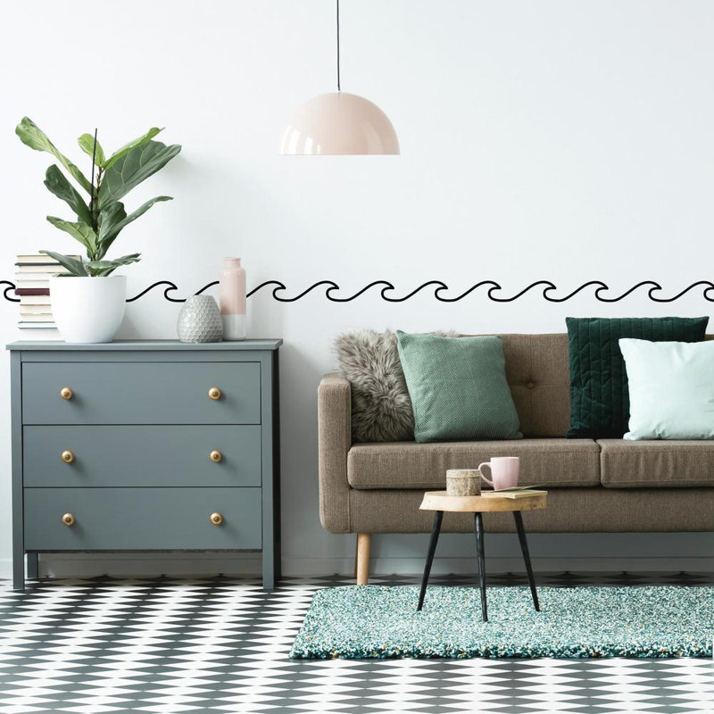 Nautical & Beach Non-Wall Damaging Wall Decal