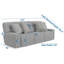 Canapé inclinable électrique Neal-106927825