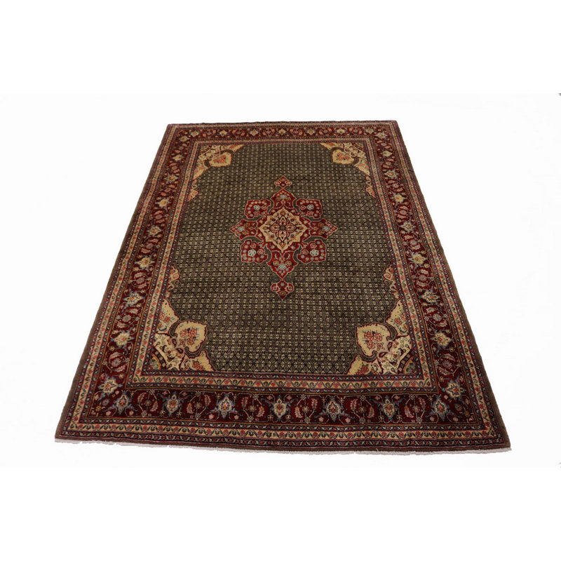 Tapis unique en laine noué à la main Koliaie 1990 6 pi 5 po x 10 pi 1 po