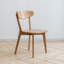 Ensemble de 2 chaises de salle à manger en bois massif, chaises en chêne naturel et simple chaise d'appoint ergonomique en bois pour le salon de la salle à manger-1463807042-1420898663