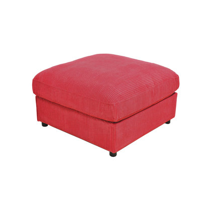 Wavemeet Corduroy Upholstered Ottoman