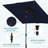 Le 10' x 6' 5" Rectangular Tilt Market Umbrella-2107552712
