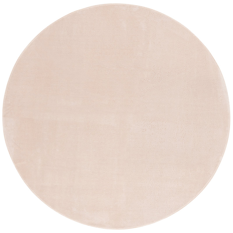 Arcelay Solid Colour Area Rug, Round 183cm