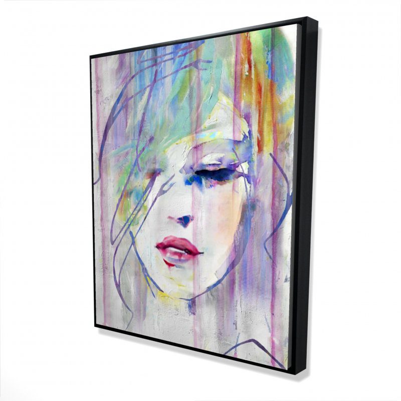 Beauté abstraite, reproduction sur toile, H 60 po x l 48 po