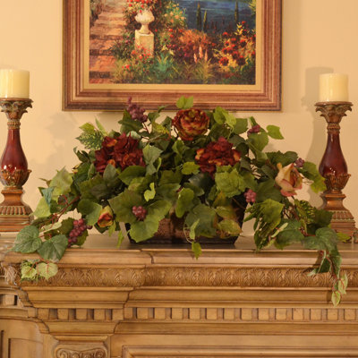 Hydrangea Arrangement in Planter