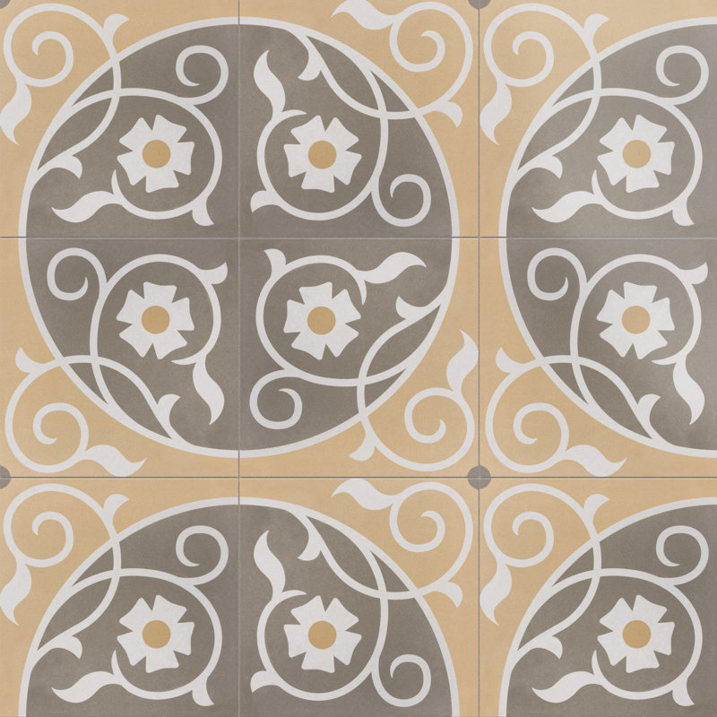 Caprice Series 7.88" x 7.88" Porcelain Patterned Wall & Floor Tile