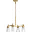 Riff 30.5 in. Four-Light Chandelier-1337518171