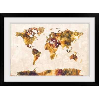 «Carte du monde» par Francy, impression